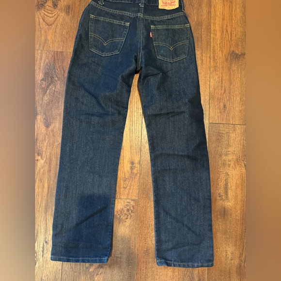 Levi’s 514 Straight Leg Jeans, Deep Blue Jeans, Size 14 Regular 27 W X 27 L - Picture 3 of 8